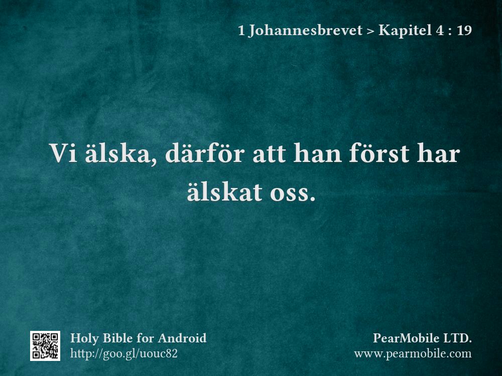 1 Johannesbrevet, Kapitel 4:19